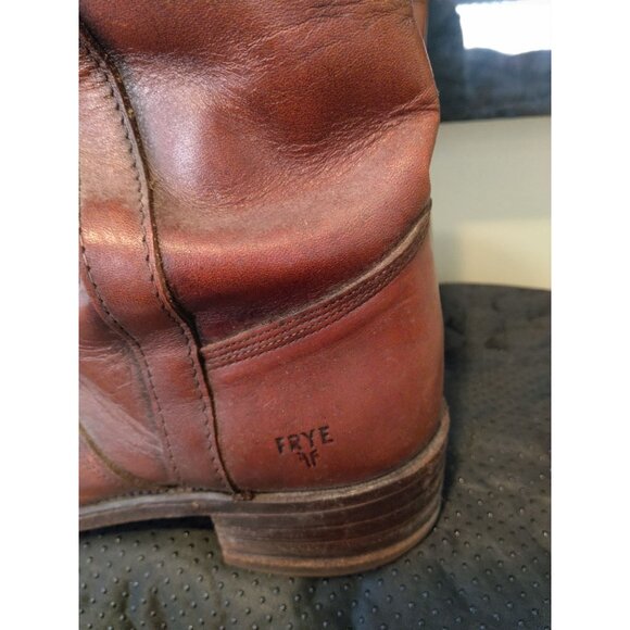 Vintage Men's Frye Campus Boot Red Brown Size 8.5D - Picture 4 of 9